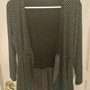 Cupio Black and White Polka Dot Jacket